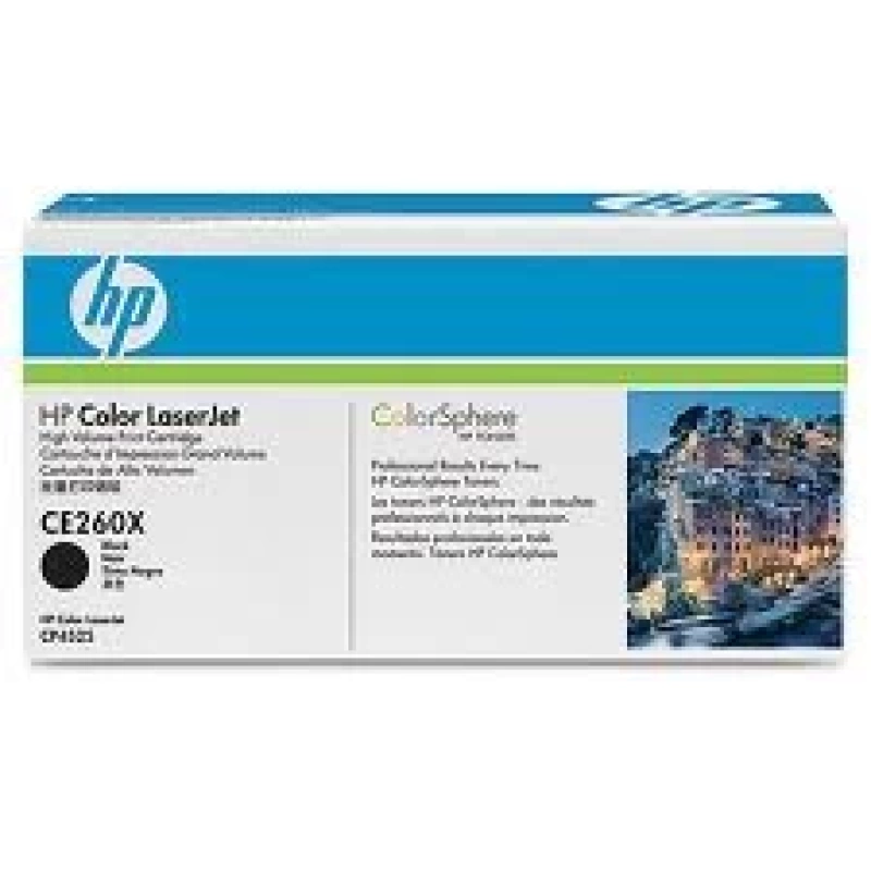 HP CE260X (649X) SIYAH YUKSEK KAPASITELI TONER 17.000 SAYFA