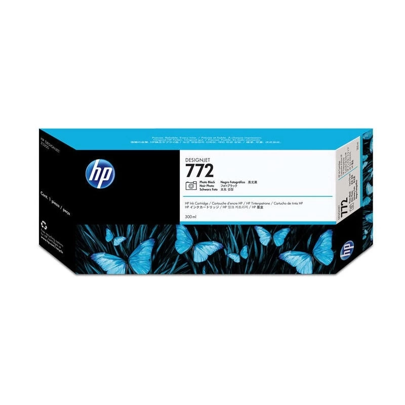 HP CN633A (772) FOTOGRAF SIYAHI 300 ML GENIS FORMAT MUREKKEP KARTUSU