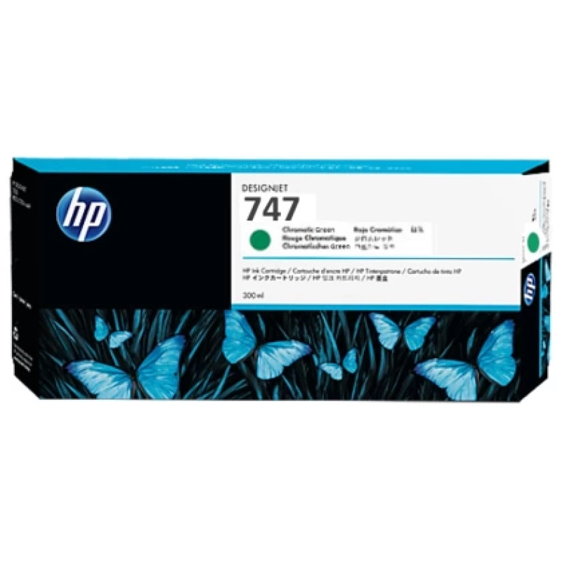 HP P2V84A (747) 300 ML KROMATIK YESIL GENİS FORMAT MUREKKEP KARTUS