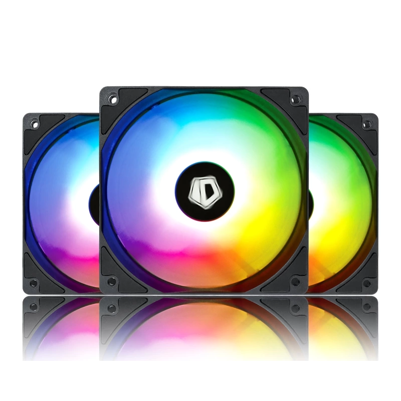 ID-Cooling XF-12025 ARGB TRIO Black 4Pin PMW 120x3 3lü Kasa Fanı