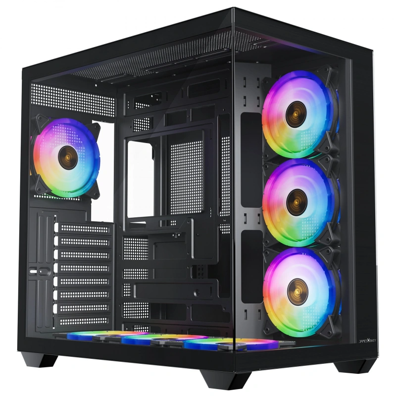 JAMES DONKEY STARK S801 7X ARGB 650W GAMING CASE BLACK