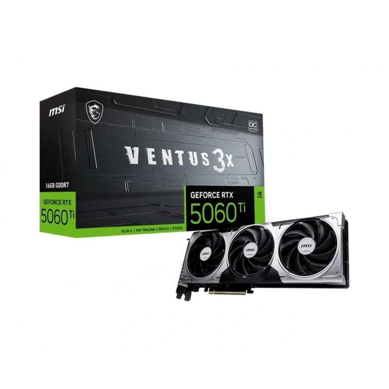 MSI GEFORCE RTX 5060 TI 16G VENTUS 3X OC VGA