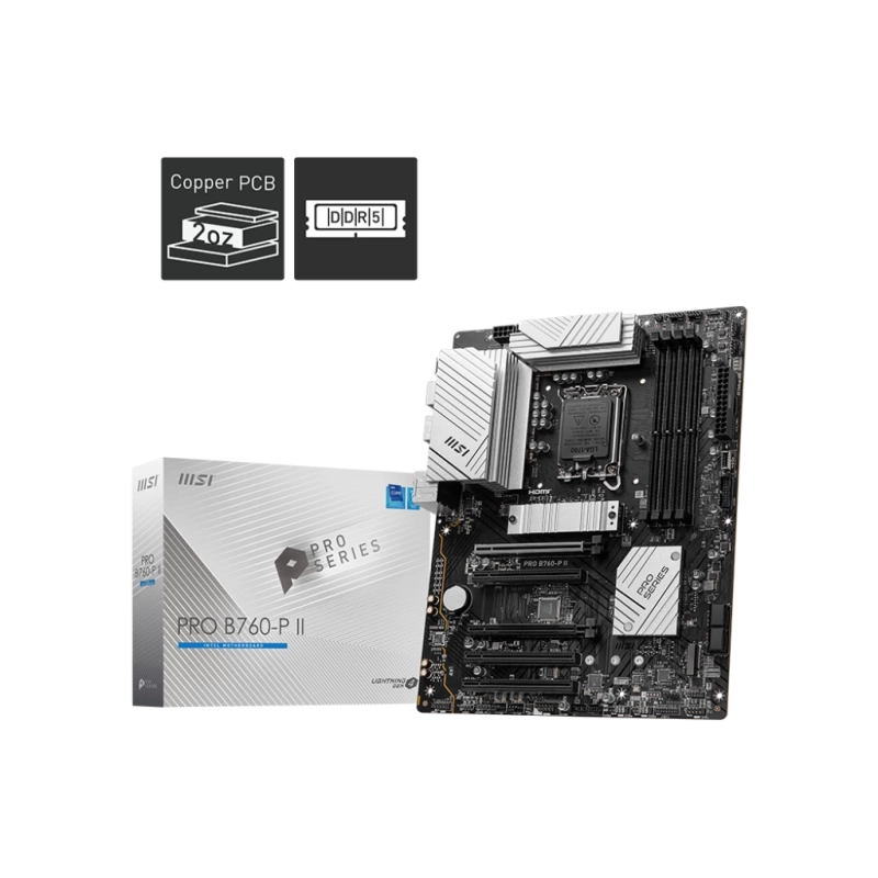 MSI PRO B760-P II DDR5 7000(OC) M.2 USB3.2 HDMI ATX 1700P