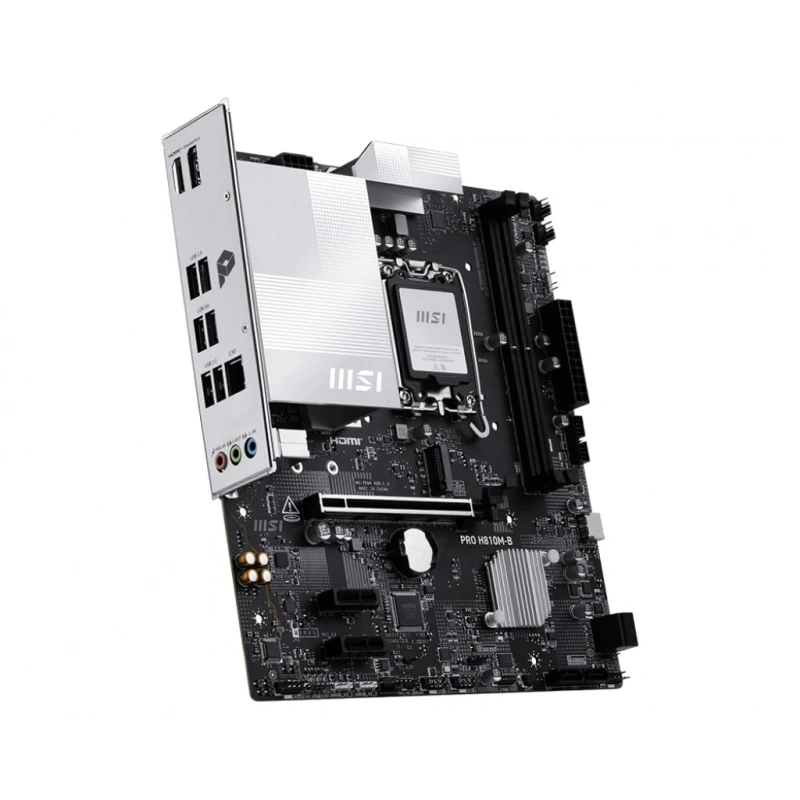 MSI PRO H810M-B DDR5 6400MHz (OC) M.2 mATX 1851P