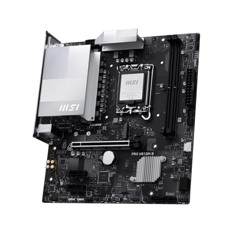MSI PRO H810M-B DDR5 6400MHz (OC) M.2 mATX 1851P
