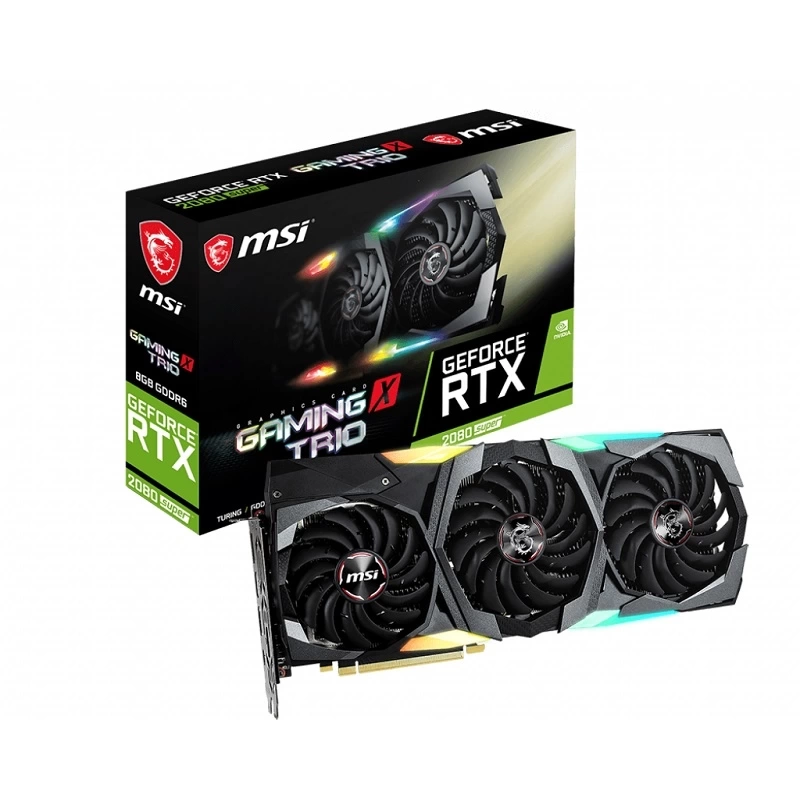 MSI RTX 2080 SUPER GAMING X TRIO 8GB GDDR6 256bit NVIDIA Ekran Kartı