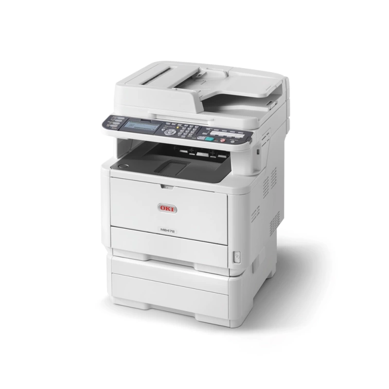 OKI 45762102 MB472DNW A4 ÇOK FONKSİYONLU SİYAH LAZER YAZICI/ TARAYICI/FOT./FAX 33ppm