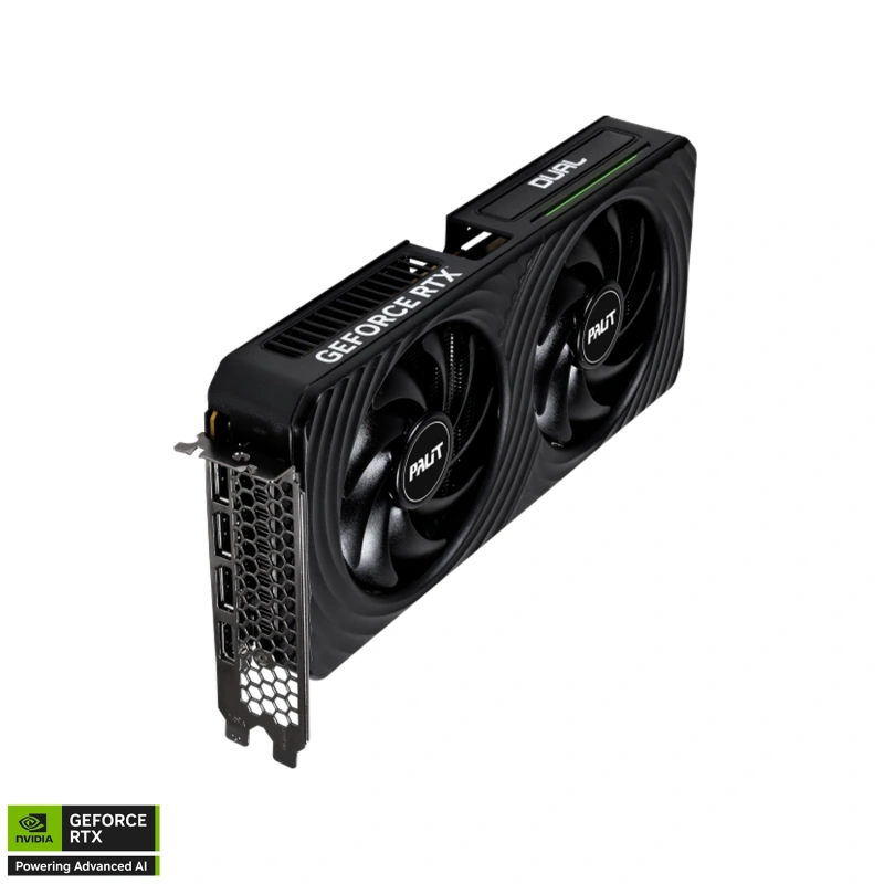Palit Dual GeForce RTX 5050 8GB 128Bit GDDR6 Nvidia Ekran Kartı NE65050019P1-GB2070D