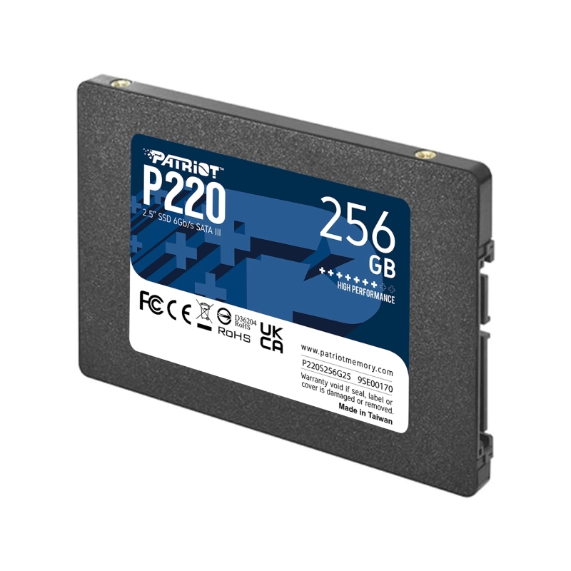 Patriot P220 256GB 550/490MB/s 2.5&quot; SATA3 SSD Disk (P220S256G25)