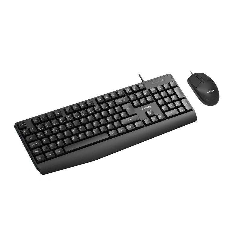 PHILIPS KABLOLU  KLAVYE&MOUSE SET SPT6237B SİYAH