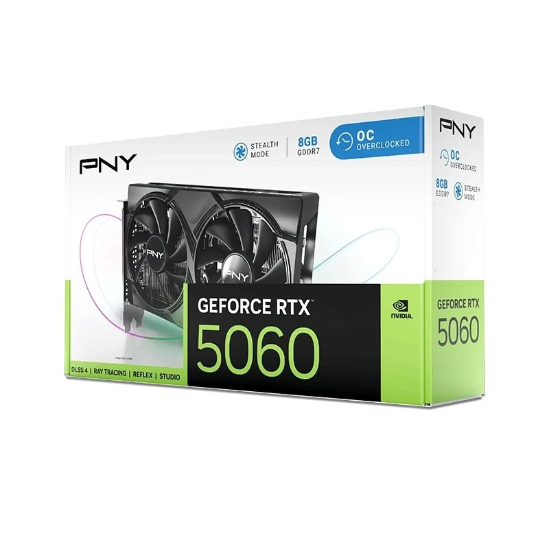 PNY RTX5060 OC Siyah Ekran Kartı (VCG50608DFXPB1-O)