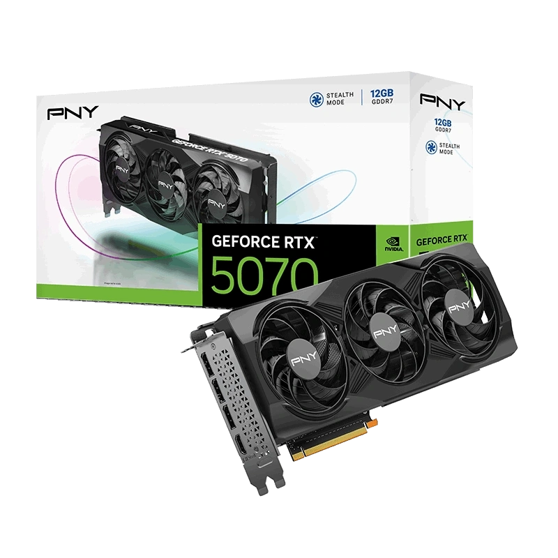 PNY RTX5070 12G GDDR7 192bit (VCG507012TFXPB1)