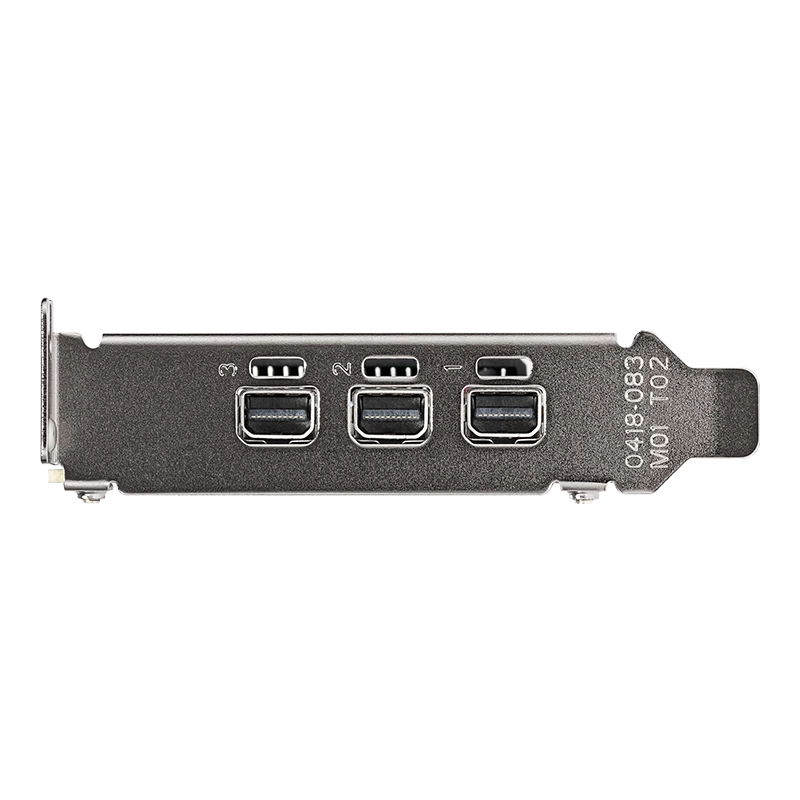 PNY VCNT400 4GB DDR6 64Bit 3 xDISPLAY ÇIKIŞLI PASİF SOĞUTUCULU YAPAY ZEKA AI EKRAN KARTI  (VCNT400-4GB-SB)