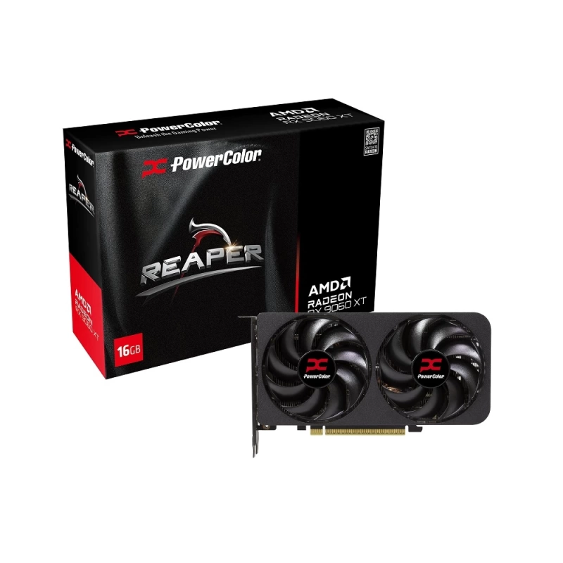 POWERCOLOR REAPER RADEON RX 9060 XT 16G-A 16GB GDDR6 128Bit Gaming (Oyuncu) Ekran Kartı RX9060XT 16G-A
