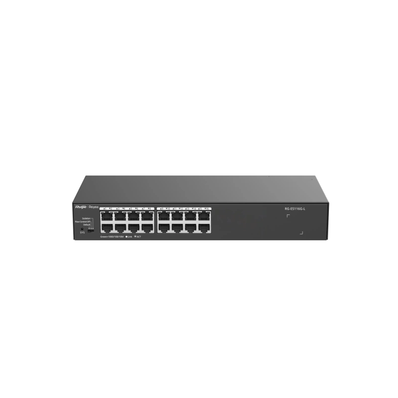 RUİJİE-REYEE RG-ES116G-L 16xGE YÖNETİLEMEZ NETWORK SWİTCH