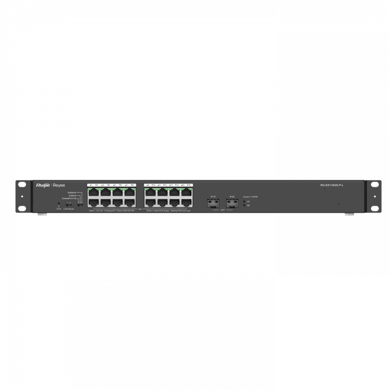 RUİJİE-REYEE RG-ES118GS-P-L 18XGE F.GIGABIT 247W POE SWİTCH