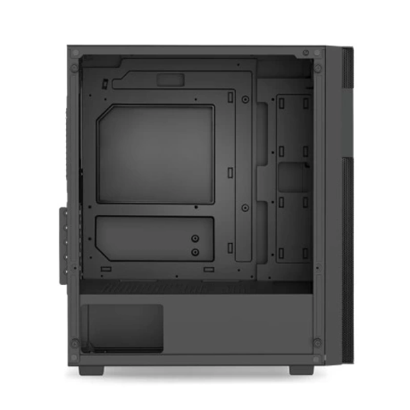 SEGOTEP Axe 5 Siyah Midi Tower Mesh Kasa (Rainbow Fan)