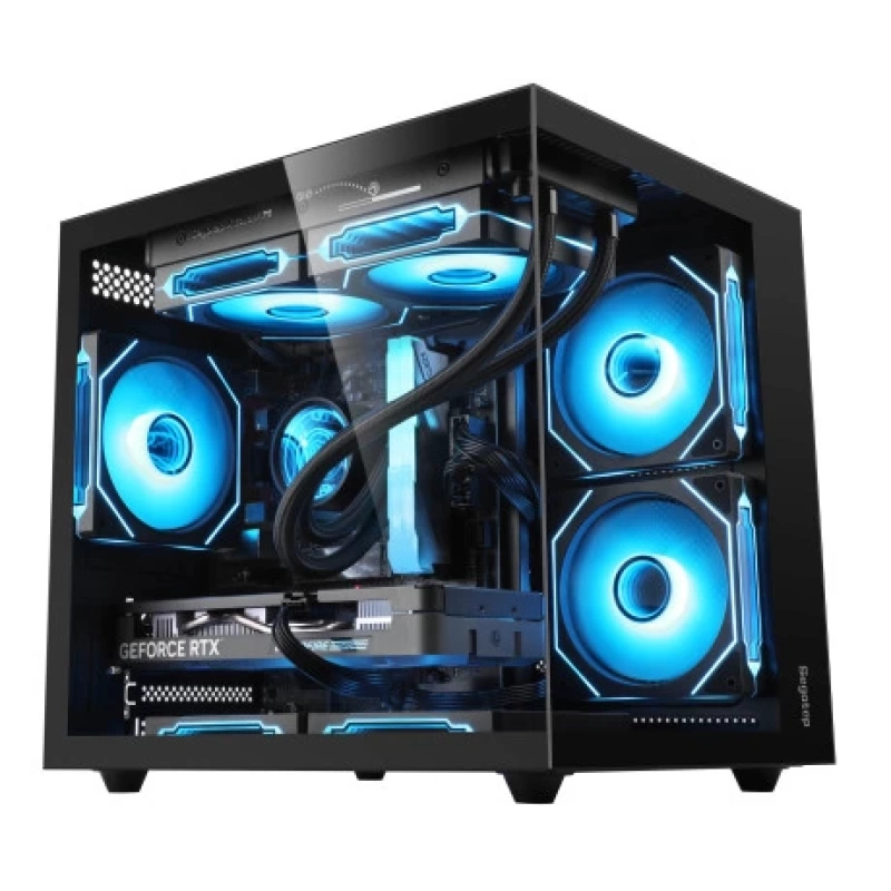 SEGOTEP Brave W1 Siyah 650W 80+ Midi Tower Kasa (Rainbow Fan)