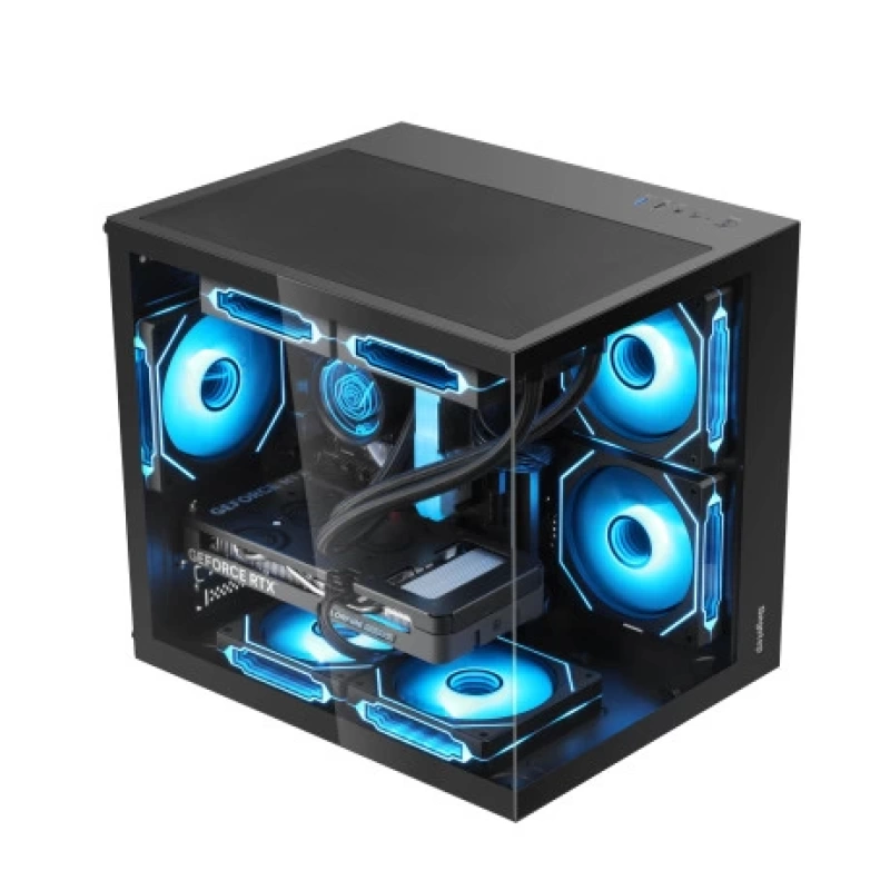 SEGOTEP Brave W1 Siyah 650W 80+ Midi Tower Kasa (Rainbow Fan)