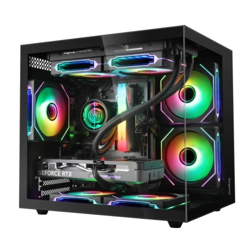 SEGOTEP Brave W1 Siyah 650W 80+ Midi Tower Kasa (Rainbow Fan)