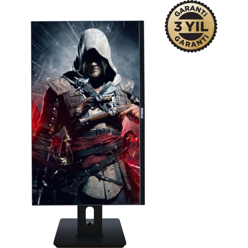 Spardox Gaming SG-27240RP 27 1ms 240Hz IPS 1920x1080 Full HD 2xDP Pivot Oyuncu Monitörü