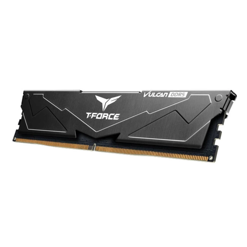 Team T-Force Vulcan Black 32GB 2x16GB 6400Mhz DDR5 CL40 Gaming Ram (FLBD532G6400HC40BDC01)