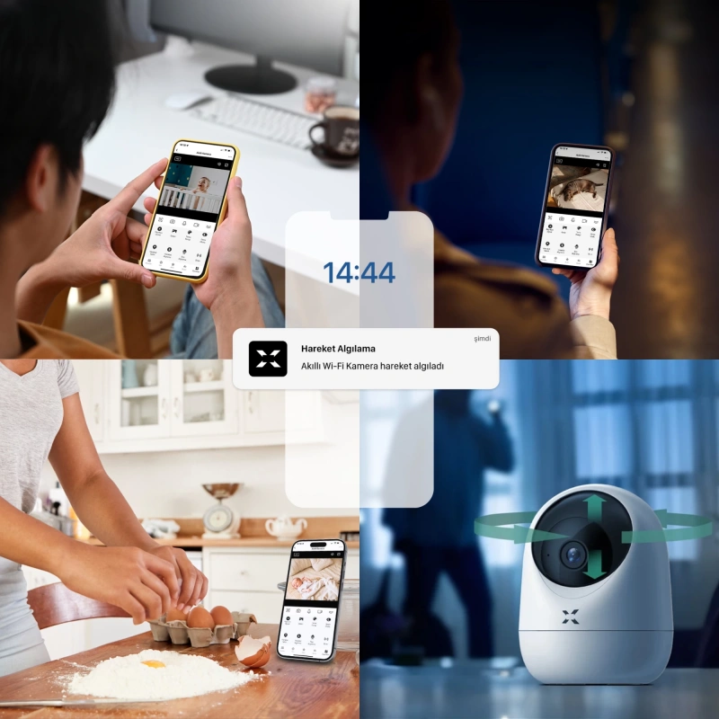 XENON X7205 FHD GECE GORUS WI-FI GUVENLIK KAMERASI