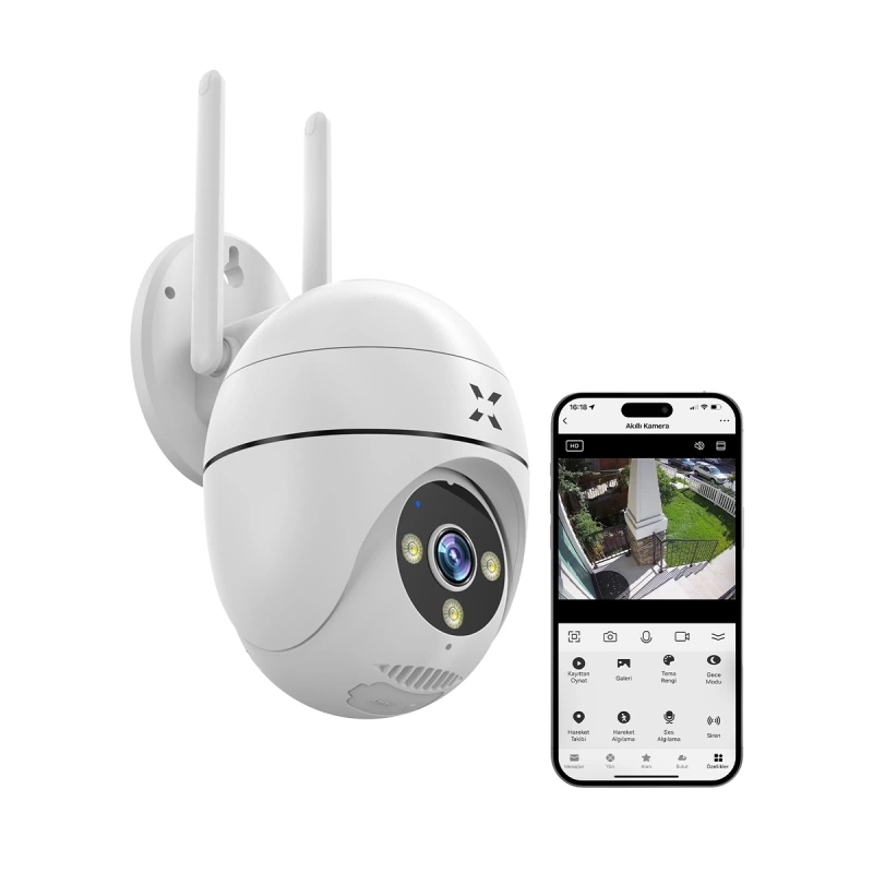 XENON X7266 FHD 3MP GECE G. WI-FI GUVENLIK KAM.