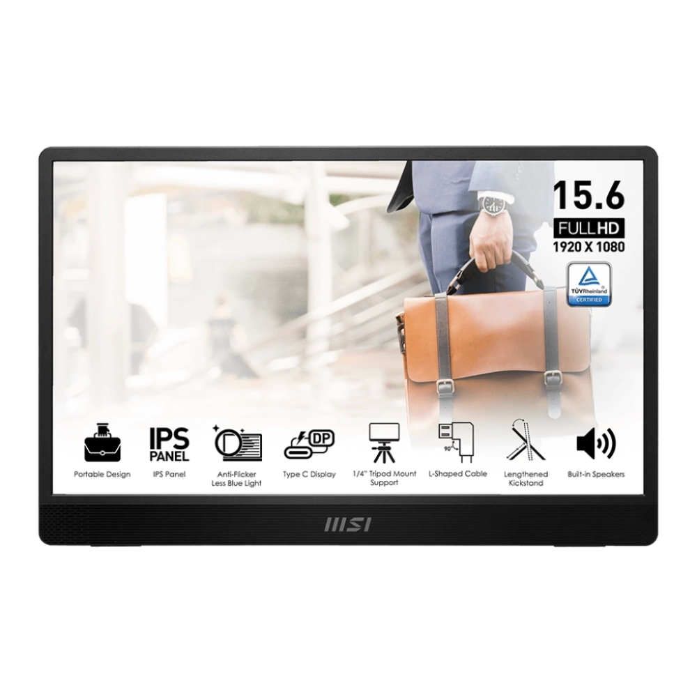 15.6 MSI PRO MP161 E2 IPS 4MS 60HZ ADAPTIVE-SYNC PORTATİF