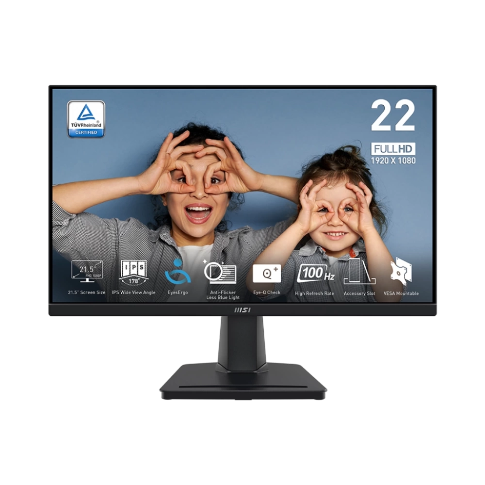 21.5 MSI PRO MP225 IPS FHD 1MS 100HZ HDMI D-SUB
