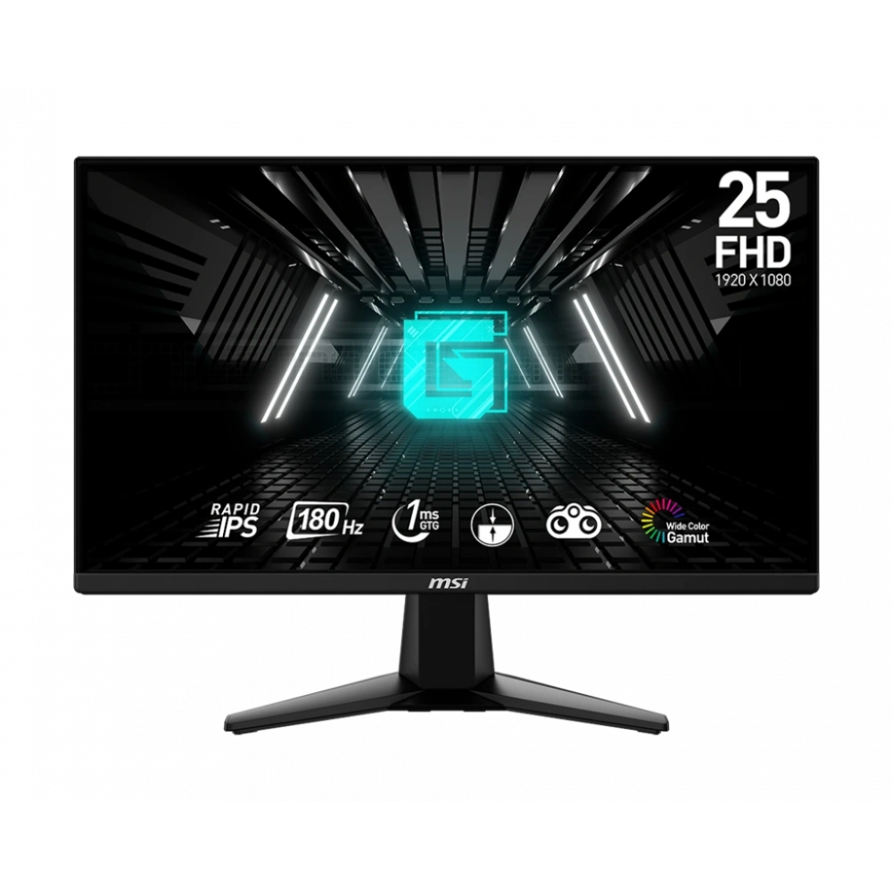24.5 MSI G255F 1MS 180HZ FHD FLAT RAPID IPS FREESYNC GAMING