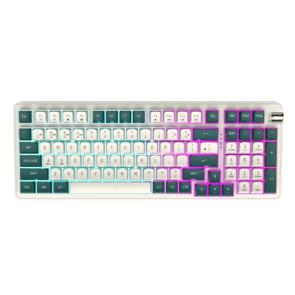 Aigo AG98 RGB Interstellar Yellow Switch Mekanik Kablosuz Gaming Klavye