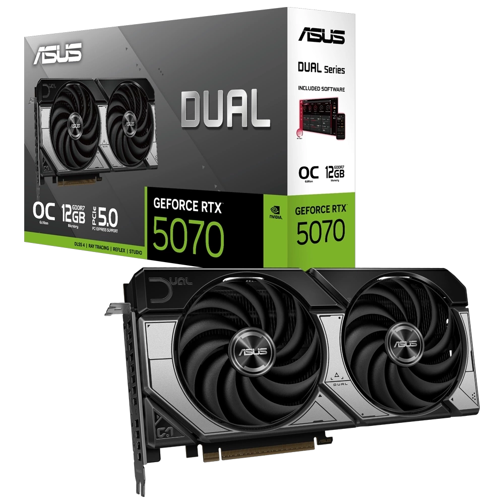 ASUS DUAL-RTX5070-O12G 192BIT GAMING EKRAN KARTI