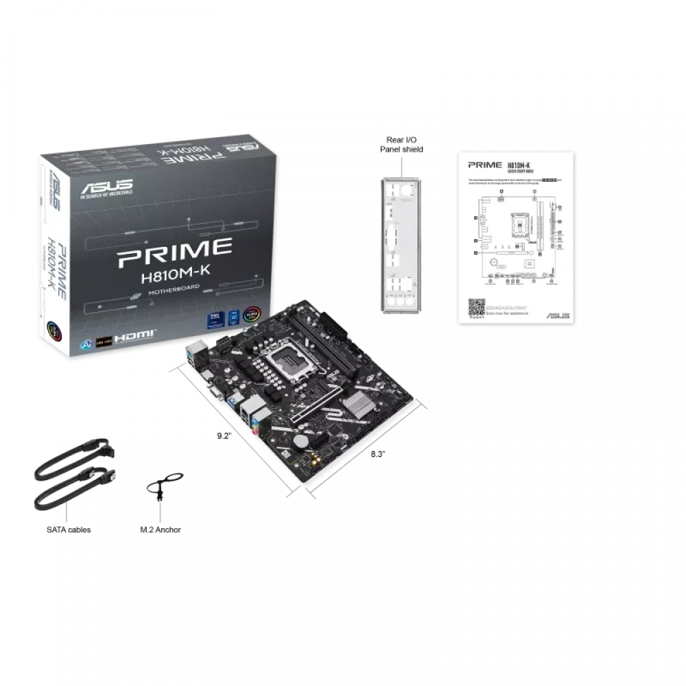 ASUS PRIME H810M-K INTEL H810 LGA1851 DDR5 ANAKART