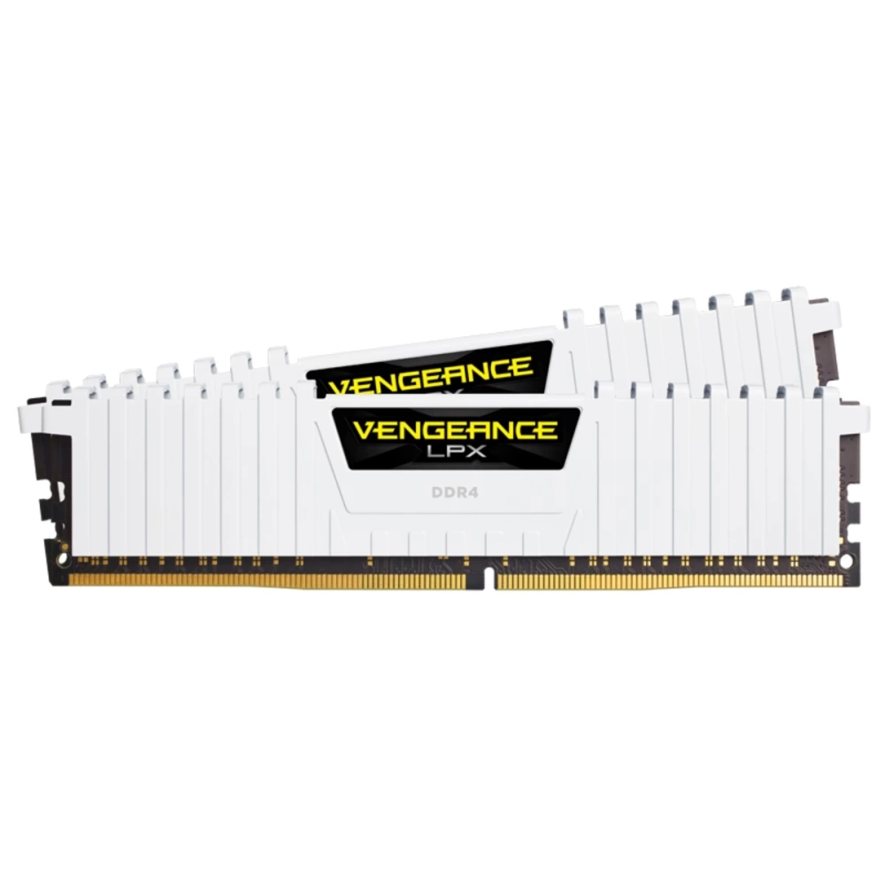 CORSAIR CMK32GX4M2B3000C15W 32GB (2X16GB) 3000MHz CL16 VENGEANCE LPX SOGUTUCULU DIMM BELLEK WHITE