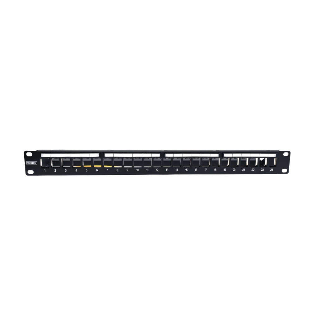 DIGITUS DN-91411-1 24PORT RAF TİPİ PPANEL 1U SİYAH