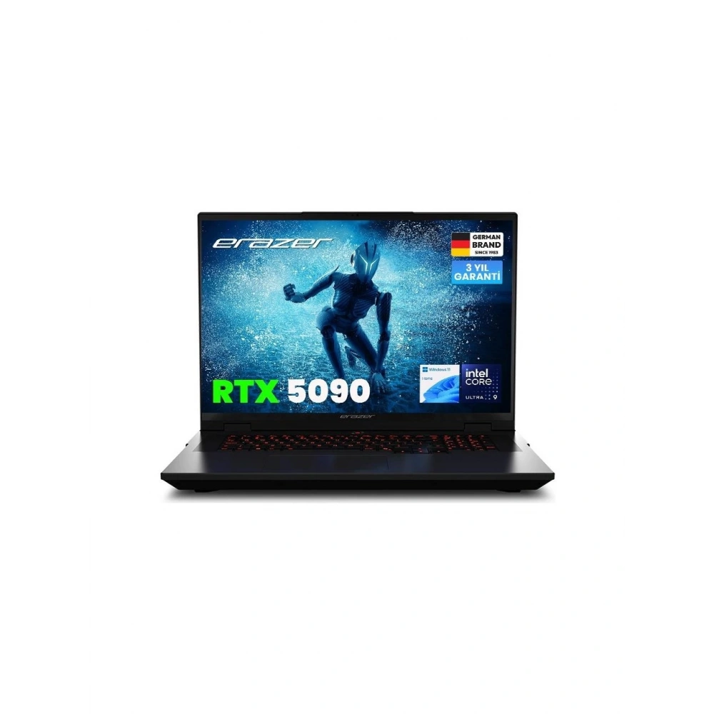 Erazer Beast 18 X1 MD62729 Intel Ultra 9 275HX 64GB Ram 4TB SSD RTX5090 18 240Hz Qhd+ IPS W11H Oyuncu Laptop