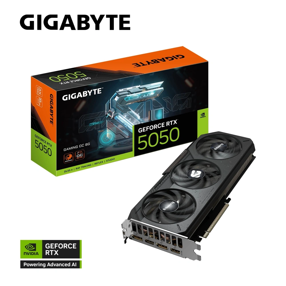 GIGABYTE GV-N5050GAMING OC-8GD GAMING OC 8GB GDDR6 128Bit