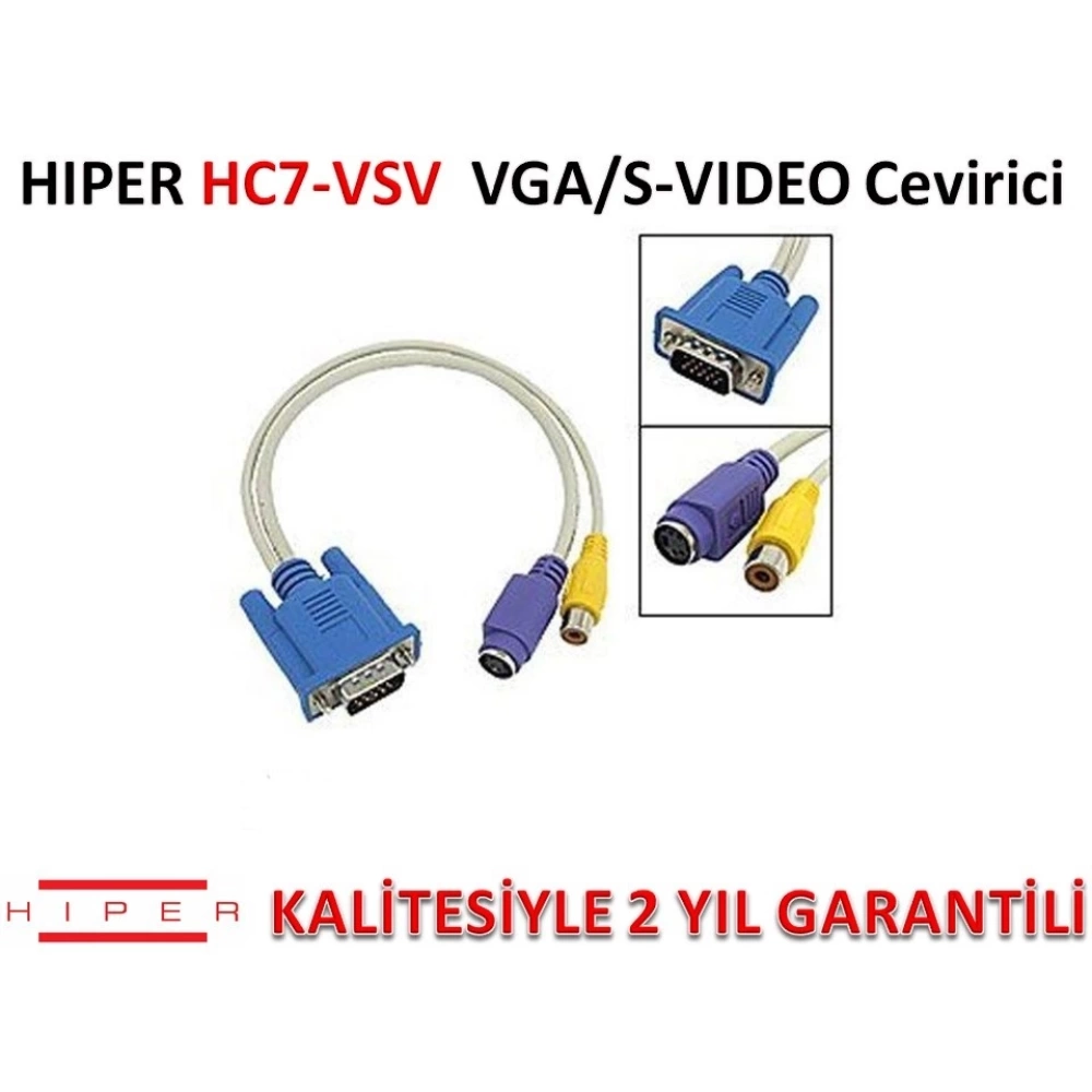 HIPER HC7-VSV VGA/S-VIDEO ÇEVİRİCİ