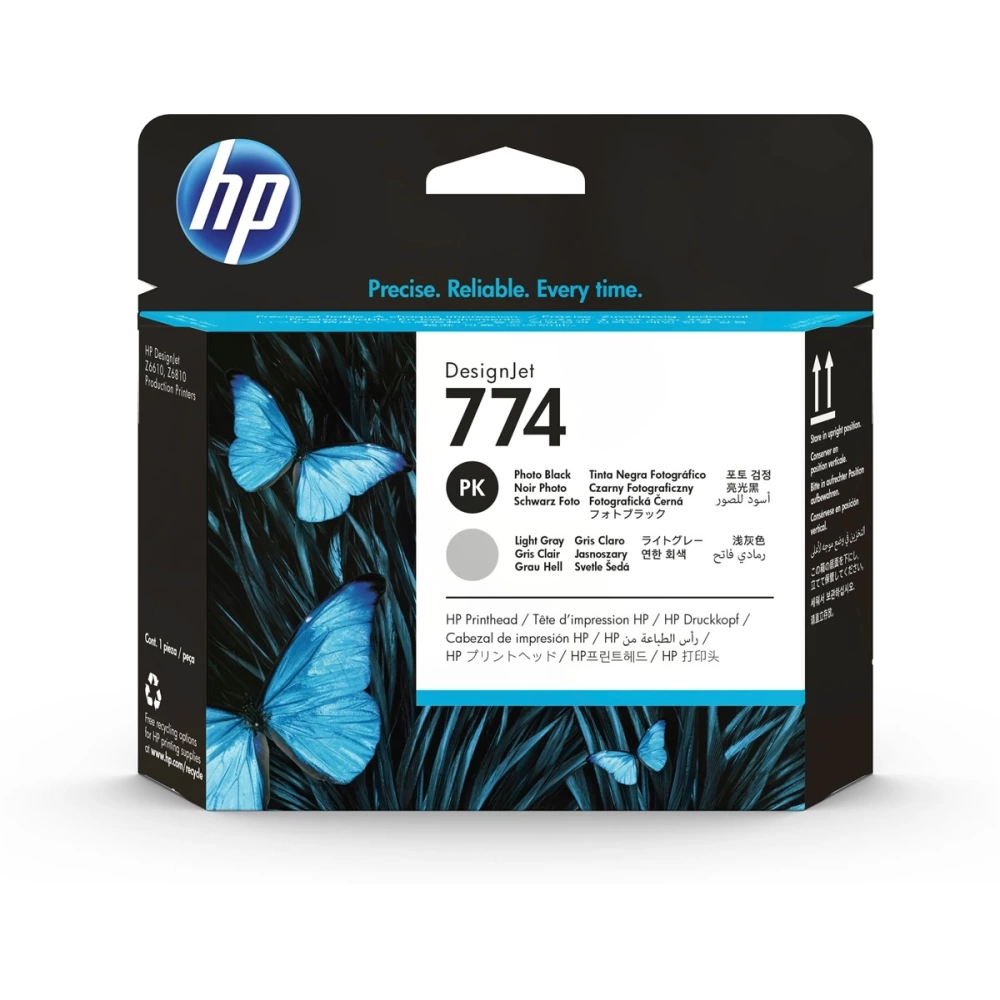 HP P2W00A (774) FOTOĞRAF SİYAHI - AÇIK GRİ BASKI KAFASI