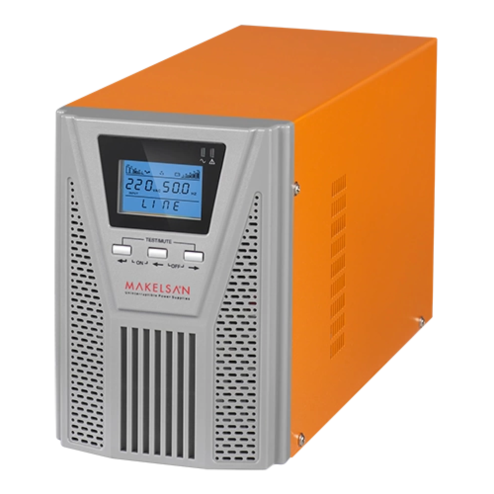 MAKELSAN POWERPACK SE 1 KVA / 900W (1F/1F) 5-10dk (2x 12V/9AH) ONLINE MU01000N11EAV06