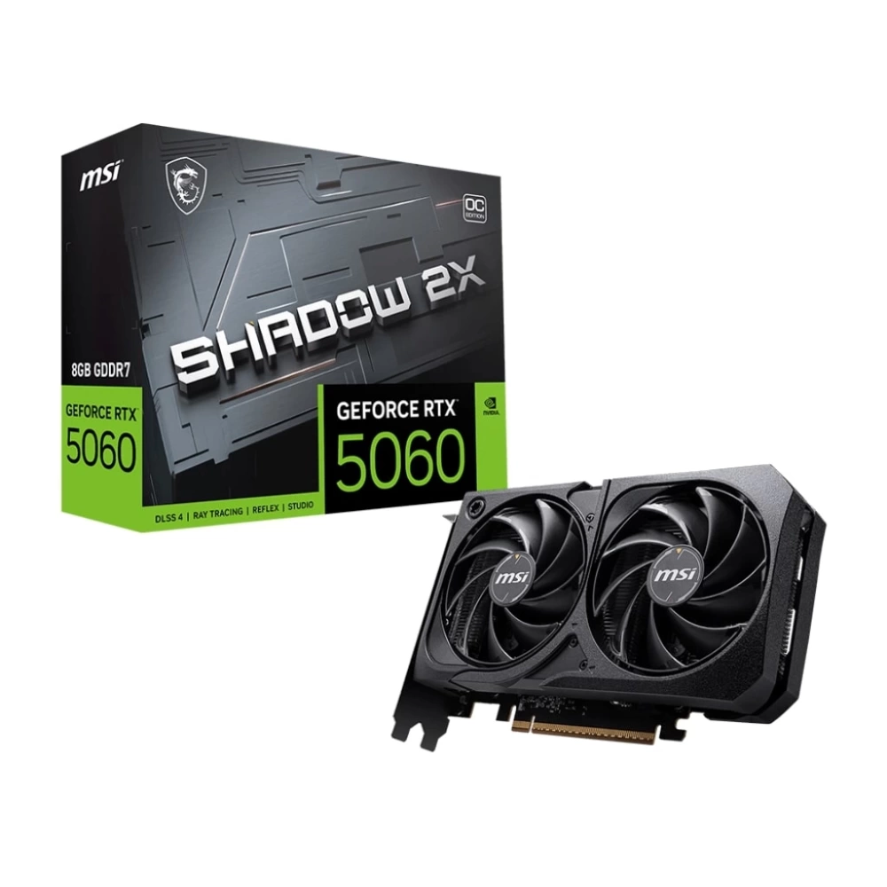 MSI GEFORCE RTX GEFORCE RTX 5060 8G SHADOW 2X OC