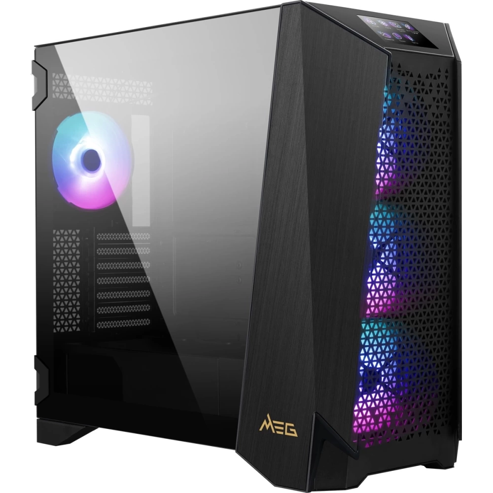 MSI MEG PROSPECT 700R TEMPERLİ CAM 4 X140MM A-RGB DOKUNMATİK IPS PANEL E-ATX GAMİNG BİLGİSAYAR KASASI