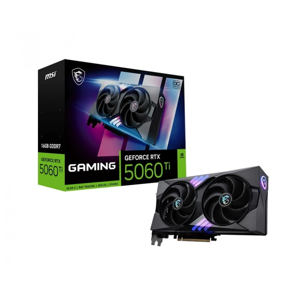 MSI VGA GEFORCE RTX 5060 TI 16GB GDDR7 128B DX12 PCIE 5.0 X16 (3XDP 1XHDMI)