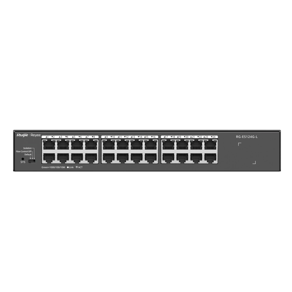 RUİJİE-REYEE RG-ES124G-L 24XGE F.GIGABİT NETWORK SWİTCH
