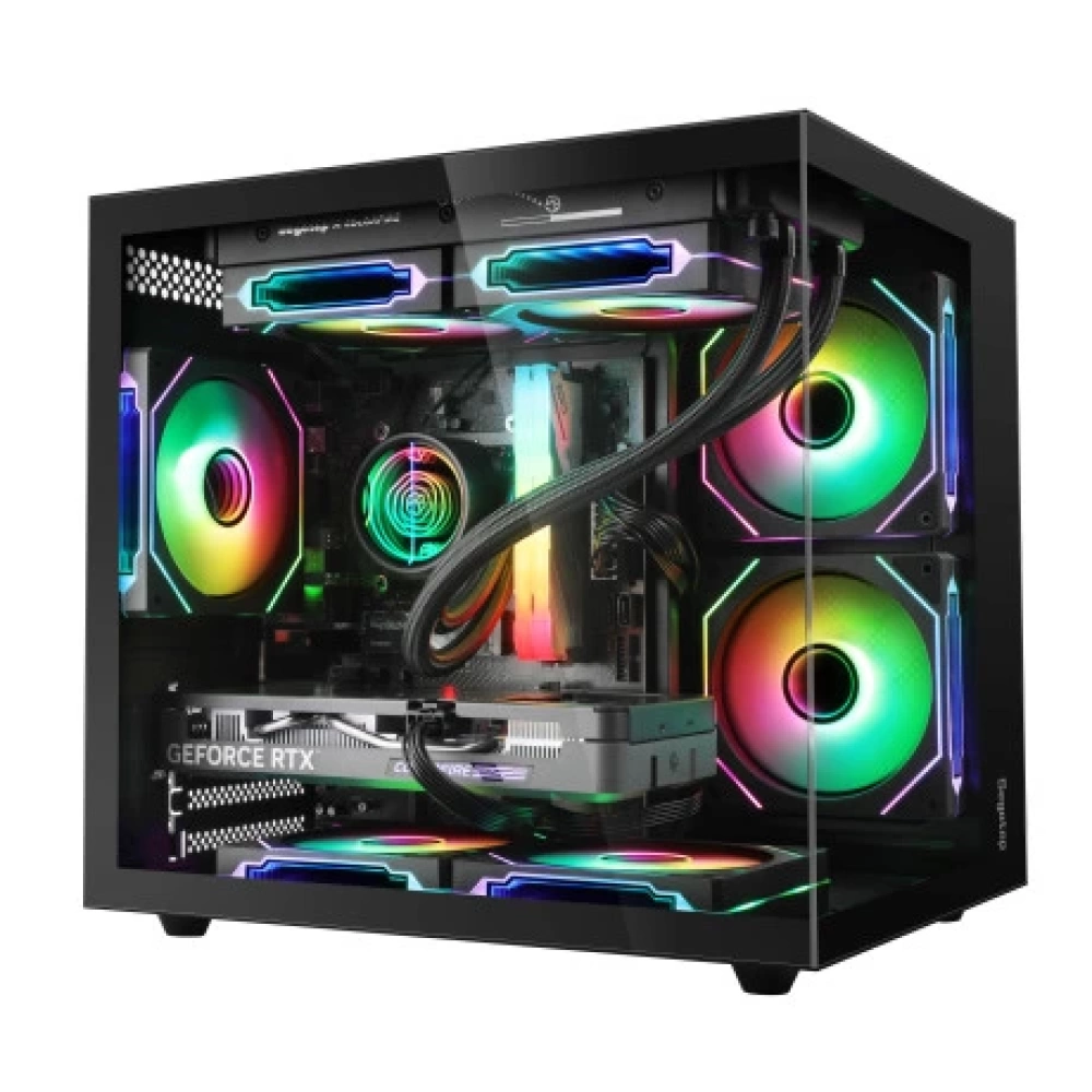SEGOTEP Brave W1 Siyah 750W 80+ Midi Tower Kasa (Rainbow Fan)