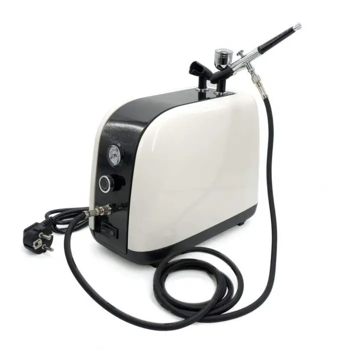 0067 Profesyonel Airbrush Kompresör Mini Boya Tabancası Seti