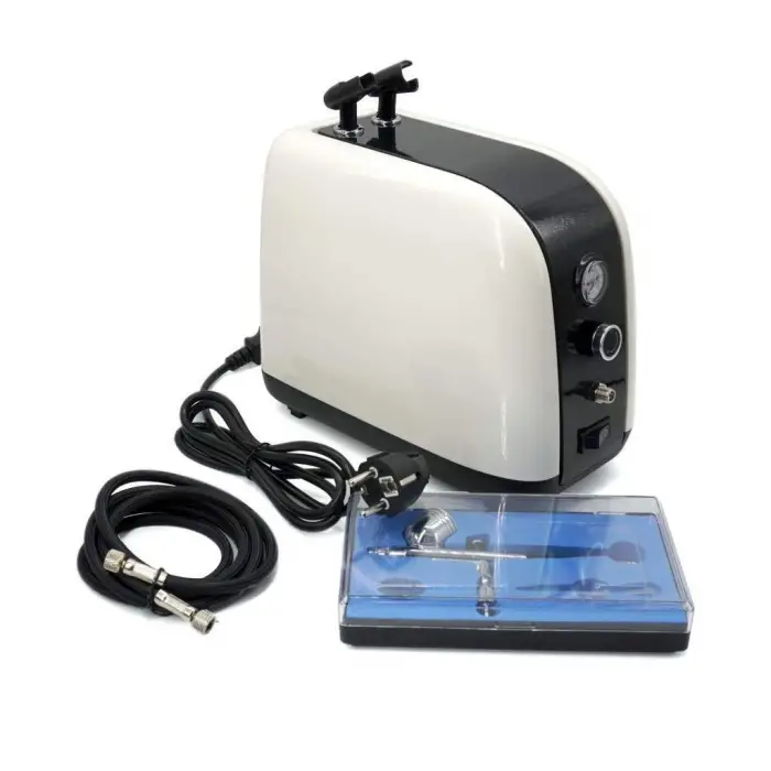 0067 Profesyonel Airbrush Kompresör Mini Boya Tabancası Seti