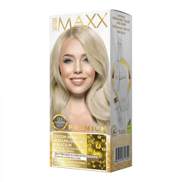0.1 Platin Sarısı Yarı Kit Set Saç Boyası