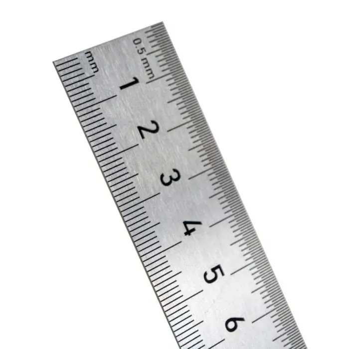 0199 Çift Taraflı Çelik Cetvel, 300 mm